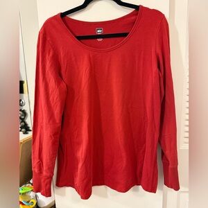 REI Women's Rust Colored Long Sleeve Top XL